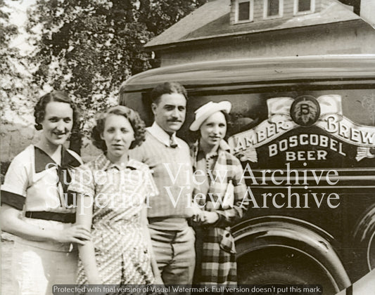 Amber Brew Boscobel Beer Delivery Truck Boscobel Wisconsin 1930's Beer Brewing