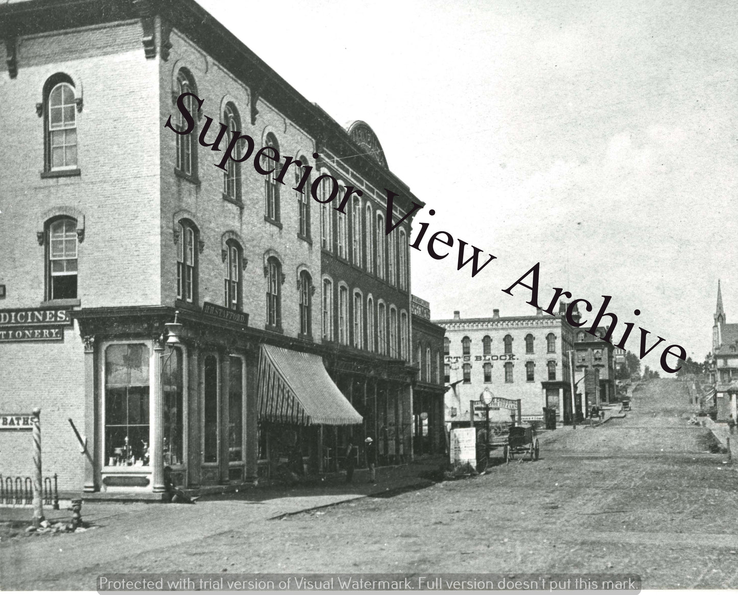 Front St. Marquette, MI 1870's