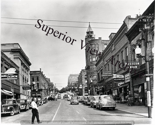 Front St. Marquette, MI 1940's