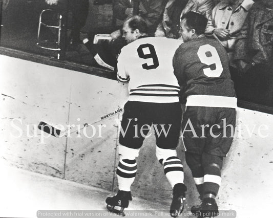 Hockey Players Gordie Howe and Bobby Hull