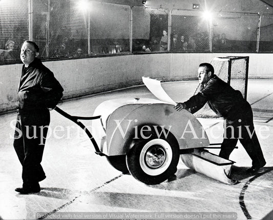 Detroit Red Wings Olympia Stadium Detroit Michigan Olympia Ice Cleaning Machine