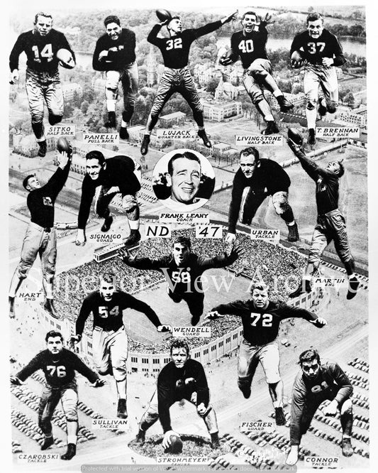 Notre Dame Football Team 1947