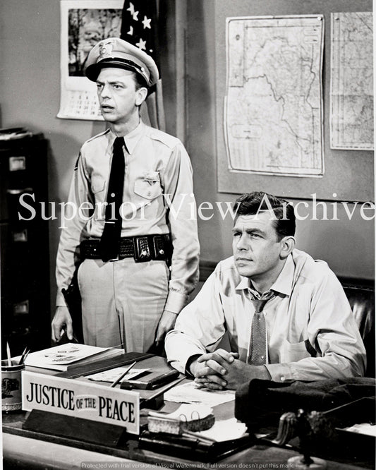 Andy Griffith Show Andy In Mayberry Barney Fife and Sheriff Andy Taylor