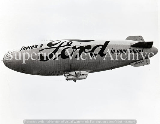 Ford Motor Company Blimp Ford Aviation Ford Advertising Airship 1940