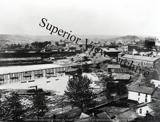 Lower Harbor Marquette, MI 1890's