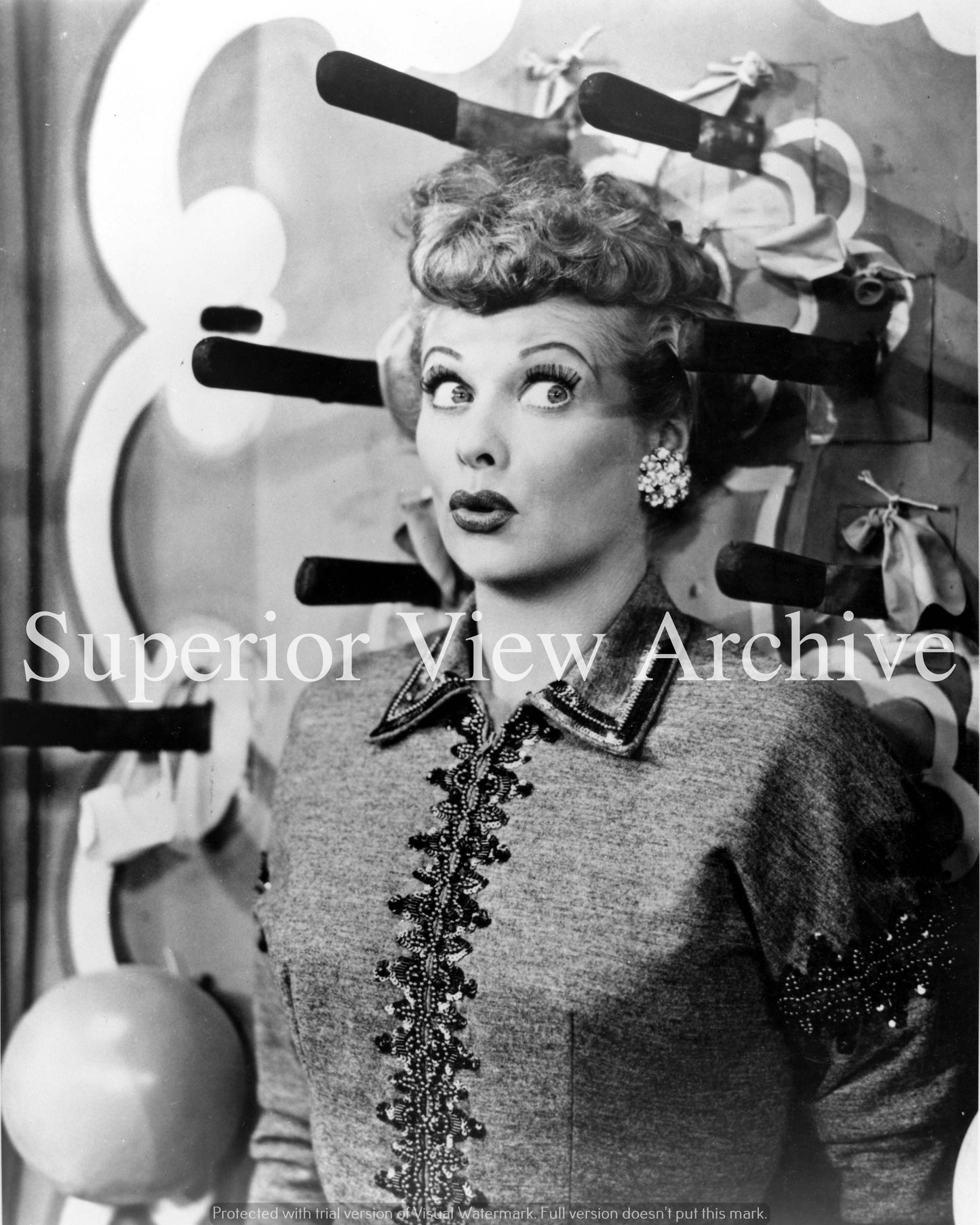 I Love Lucy Knife Throwing Scene Lucille Ball