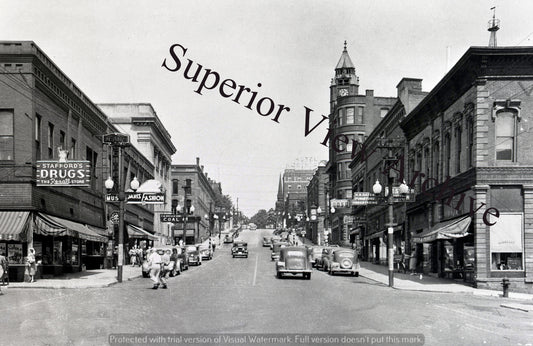 Front St. Marquette, MI 1940's