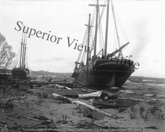 The Wreck of the Moonlight and Kent Marquette MI 1895