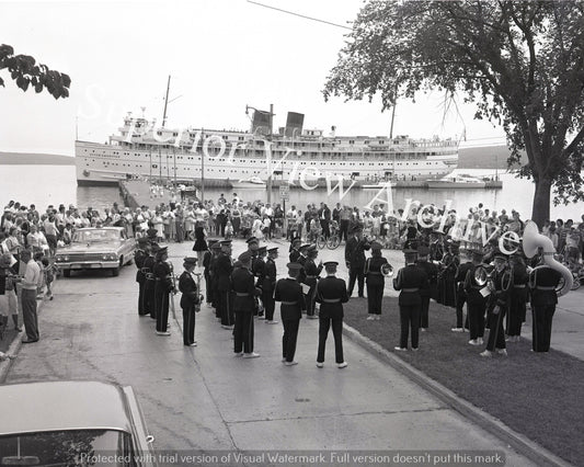 SS South American Passenger Ship Welcome at the Dock