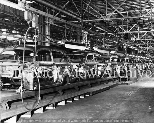 1950 Ford Woody Assembly Line Vintage Woody Photo Kingsford MI Old Woodys